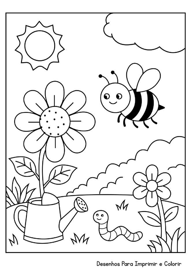 Jardins para colorir para imprimir e colorir - imagem 2